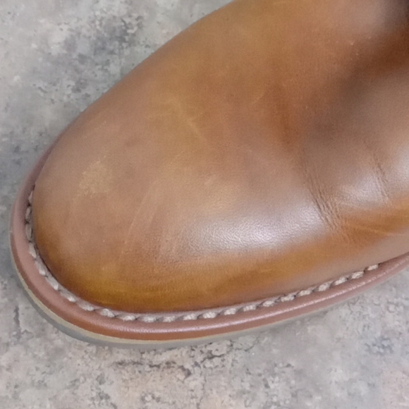 Aldo Men's Brown Leather & Tan Suede Tie Up Ankle Boot Shoes 8 - Picture 16 of 16